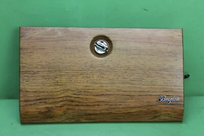 77-89 CADILLAC FLEETWOOD BROUGHAM GLOVE BOX DOOR DASH TRIM BEZEL WOOD GRAIN — 第 1/4 张图片