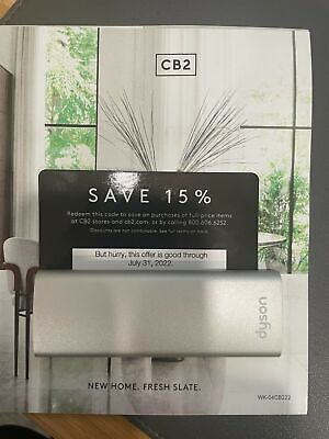 CB2 15% Off Coupon Full Price Items Online & In Stores - Expires 8/31/22 • 39.99$