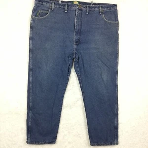 Cabela's Mens Jeans Thermal Straight Leg Fleece Lined Blue Denim Workwear 50x30 - Picture 1 of 12