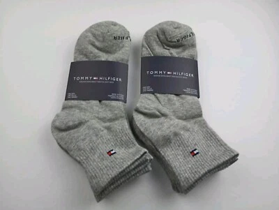 Tommy Hilfiger Hombre Ligero Cuarto Lote De 6 Pares Calcetines Talla 10-13 Foto 1 de 3