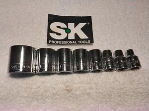 S-K 1/2" DRIVE SOCKET SET SAE - Picture 1 of 9