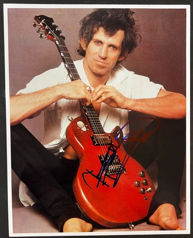 KEITH RICHARDS THE ROLLING STONES SIGNED AUTOGRAPHED 8X10 PHOTO PSA/DNA COA Cover