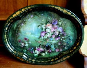 CHATSWORTH HOME OF THE DUKES OF DEVONSHIRE SUMMER TRAY BY PATRICIA MACHIN - Imagen 1 de 10