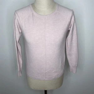 French Connection Womens Pink Sweater XS Center Seam Pullover Jumper Crew Neck - Picture 1 of 7
