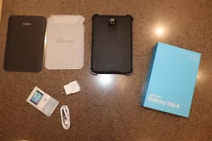 Samsung Galaxy Tab A SM-T350 Smokey Titanium 8" 16GB Tablet Bundle - Picture 1 of 24