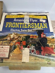 American Flyer Vintage S Gauge Frontiersman Set no20550 With transformer/track - Picture 1 of 11