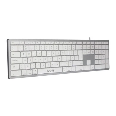 Xclio CK-140U Keyboard, Membrane, Apple Mac Layout, Quiet Keys, USB Type-A/Type- - Image 1 of 4