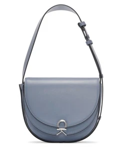 Calvin Klein Crisell Organizational Saddle Crossbody Flint Stone One Size - Picture 1 of 2