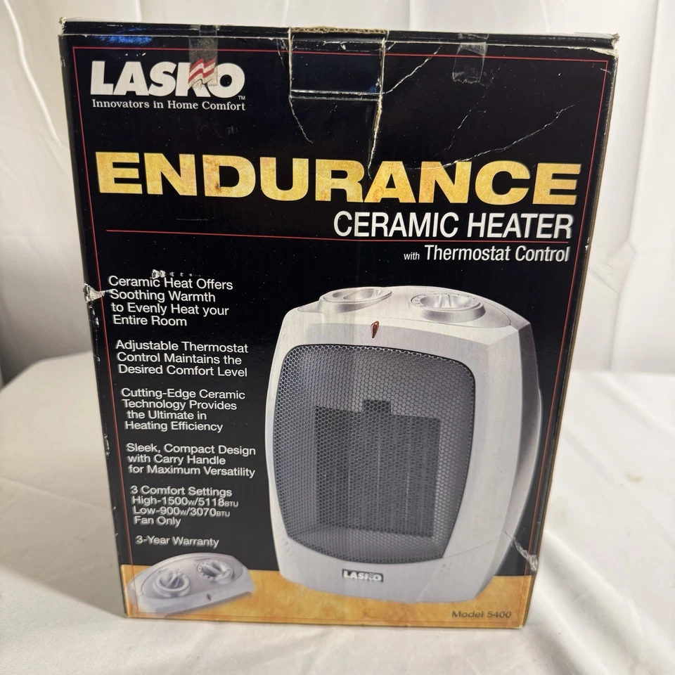 Lasko Ceramic Indoor Heater w/ Adjustable Thermostat - Image 1 of 4