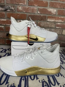 Size 16 - Nike PG 3 NASA White New With Flaws Original Box CI2666-100 - Picture 1 of 10