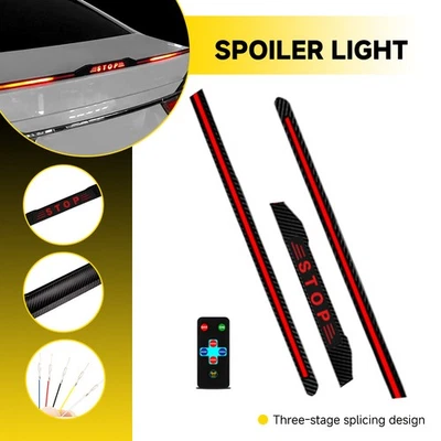 Alerón de techo trasero LED luz de freno rojo secuencial para Honda CR-V GM 1997-2001 Foto 1 de 4