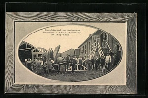 AK Beifang-Selm, Dampfsägewerk und mechanische Schreinerei v. Witwe E. Wellenka  - Picture 1 of 2