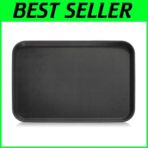 Black Non-Slip Restaurant Tray, 18x26 - Picture 1 of 10