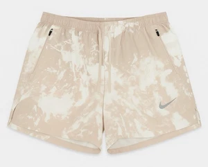 ✅ $80 Nike Dri-Fit Pantalones Cortos para Correr 4” Ajuste Estándar Hombres M Bolsillos con Cremallera Gimnasio Beige 💯 - Imagen 1 de 5
