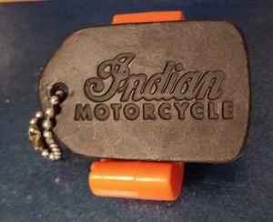 indianer motorrad leder schlüsselanhänger - Bild 1 von 3