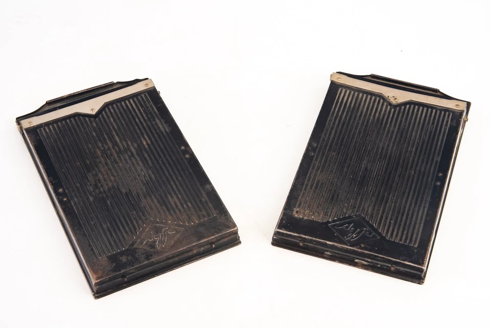 Agfa 3 1/4 x 4 1/4 Inch Pack Film Holder Lot of 2 Vintage V24 - Image 1 of 3