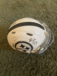 Jaylen Warren signiert handsigniert Pittsburgh Steelers Mini Helm  - Bild 1 von 1