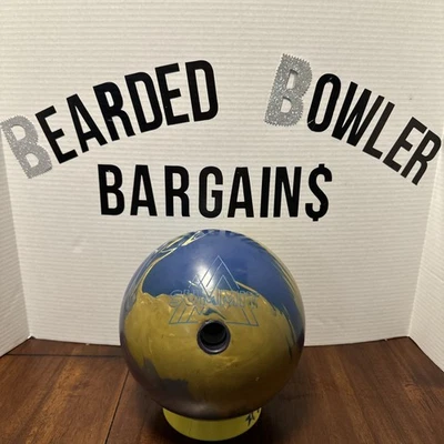 Storm SUMMIT 15lb Bowling Ball In Blue/Gold/Silver - Image 1 of 4