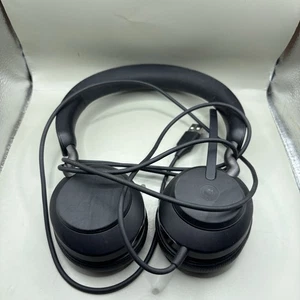 Jabra Evolve2 40 Wired USB-A Noise Cancelling MS Stereo Headset - BLACK - Picture 1 of 11