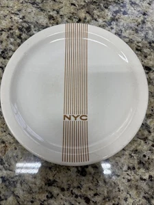 Vintage "Speisewagen 9" Porzellanplatte" New York Central Railroad VG Syracuse China - Bild 1 von 7