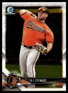 2018 Bowman Chrome Prospects D.J. Stewart Baltimore Orioles #BCP106 - Picture 1 of 2
