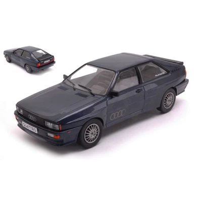 AUDI QUATTRO 1981 METALLIC DARK BLUE 1:24 Whitebox Auto Stradali Modellino Nuovo - Immagine 1 di 3
