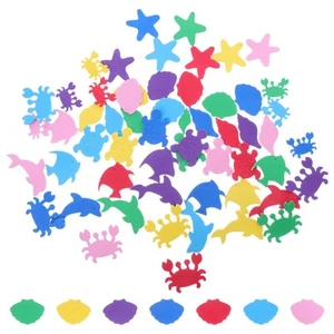 500 Pcs Gefälschte Marine Tierfleck Kind Aufkleber Für Meerestiere Spielzeug - Bild 1 von 12