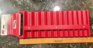 Soporte de enchufe magnético Lisle 40900 1/2" rojo profundo y poco profundo - Imagen 1 de 5