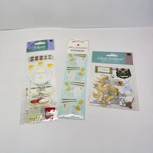 Jolee’s Boutique And Mrs. Grossman’s Stickers Dragon/Asian Lot Of 3 - Sealed - Picture 1 of 5
