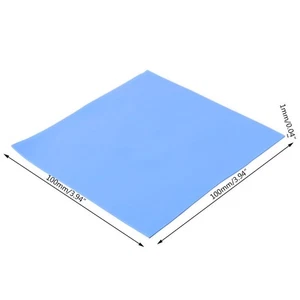 Thermal Pad 100x100x1mm Thermal Conductivity Non Conductive Heat Resistance - Afbeelding 1 van 8