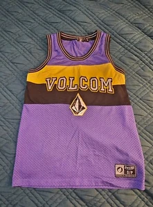 Vintage Volcom Jersey Purple Yellow Black Small - Picture 1 of 6