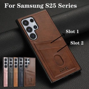 Für Samsung S25 S24 S23 S22 S21 Ultra S20 FE Stoßfest Slot Hart PC Etui Abdeckung - Bild 1 von 17