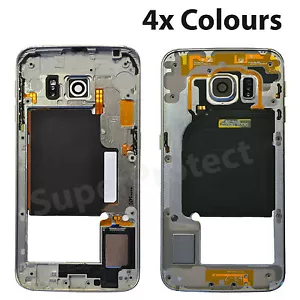 Genuine Samsung Galaxy S6 Edge G925F Mid Frame Bezel Chassis Metal Replacement - Picture 1 of 7