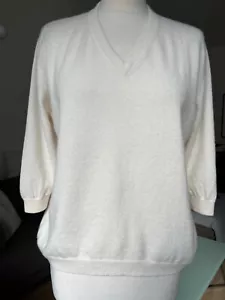 The Mercer New York 100% Cashmere Pullover Ivory Gr. 38 einmal getragen - Bild 1 von 3