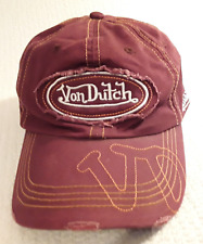 Von Dutch Baseball Truckers Cap Hat Ball Distressed Patch One Size 6 Panel