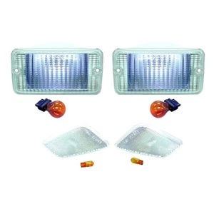 Clear Parking & Sidemarker Lamp Kit for Jeep Wrangler TJ 1997-2006 RT28015 - Imagen 1 de 3