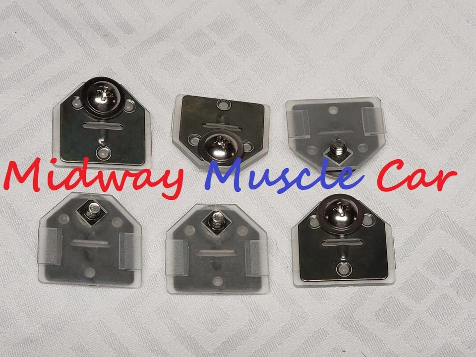  Juego de 6 clips de retención de 6 piezas moldeado tapa maletero cubierta trasera central 67 Pontiac GTO Lemans Foto 1 de 1