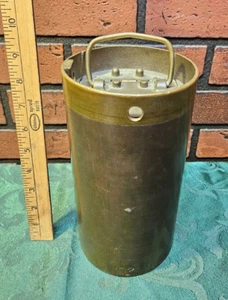 Vintage Heavy Duty Brass Cash Box Cylinder Diamond MFG Kansas City, Missouri - Picture 1 of 9