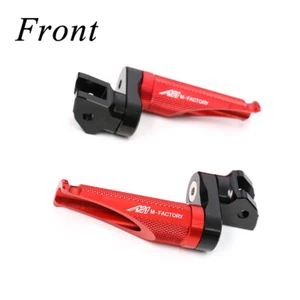 MFP Red Racing Front 1" Lowering Foot Pegs For SportTouring ST4S 99-02 03 04 05 - Picture 1 of 6