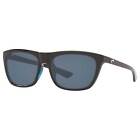 Costa Del Mar Men's Sunglasses Cheeca Grey Lens Rectangular Frame Cha11 Ogp