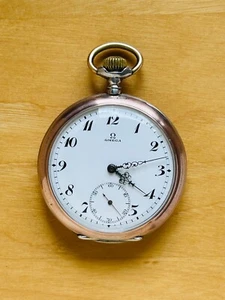 Reloj Bolsillo Omega Antiguo Plata 2P633 - Imagen 1 de 20