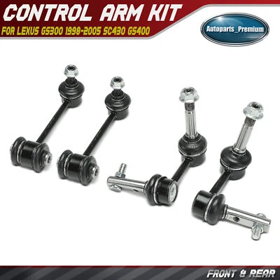 4x Kit de enlace de barra estabilizadora de suspensión delantera y trasera para Lexus GS300 SC430 GS400 Foto 1 de 4