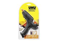 UHU Starter Kit Hot Melt Heißklebepistole Klebepistole Heißkleber mit 6 Patronen