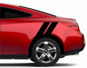 Calcomanías traseras de 4" con doble barra hash vinilo a rayas de carreras (se adapta a Pontiac G6 G8) - Imagen 1 de 27