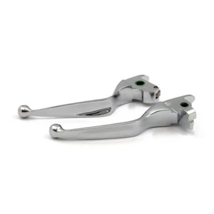 2015-2016 HARLEY FLTR ROAD GLIDE Chrome Wide Blade Brake/Clutch Levers: 913567 - Picture 1 of 1
