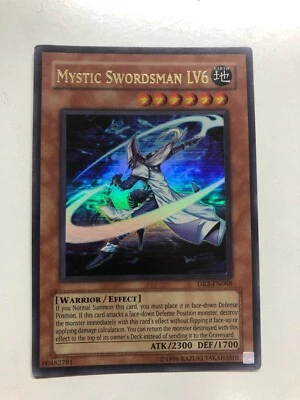USA Seller Yugioh Mystic Swordsman LV6 Ultra Rare DR3-EN068 LP - Image 1 of 4