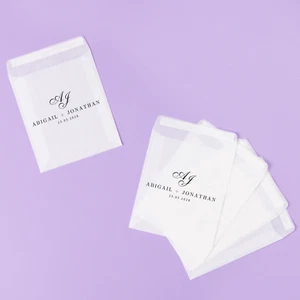 10 x Bolsas de Confeti Vacías | Paquetes Glassine | Bolsas Personalizadas Esmeriladas - Imagen 1 de 2