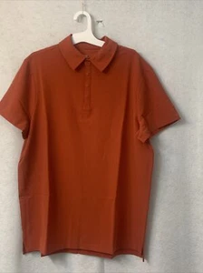 Men's Stretch Woven Polo Shirt - All in Motion™ - Red -- Size S - Picture 1 of 4