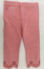 Ralph Lauren Girls Childrenswear Eyelet-Cuff Capri Leggings~Pink~18M NWT
