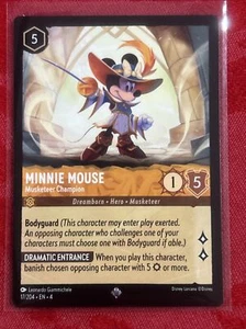 Disney Lorcana - Ursula's Return - Minnie Mouse - Musketeer Champion - 17/204 - Picture 1 of 7